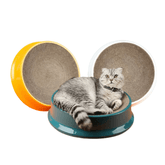 Bàn Cào Móng Giấy Ổ Nằm Tròn Có Đế Nhựa Cho Mèo 43cm - Paddy Pet Shop